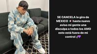 Junior H cancela su gira de último momento: “Esto está fuera de mi control”