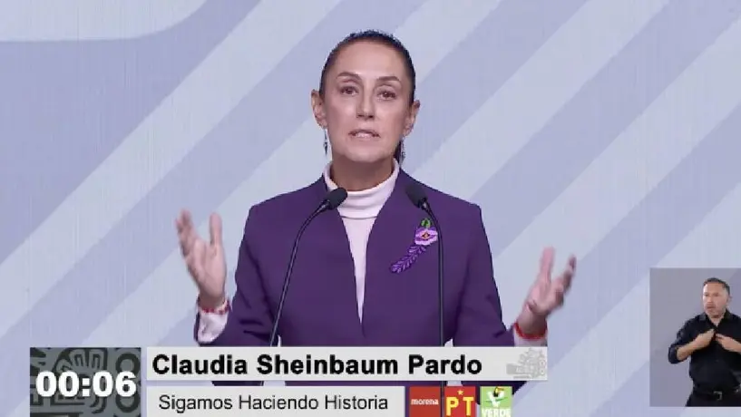 Tercer Debate Precidencial 2024: Claudia Sheinbaum recordó que el expresidente Calderón inició la guerra contra el narco