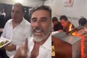 Critican a Sergio Mayer y Cuauhtémoc Blanco por confundir la Reforma Judicial mientras comen tacos