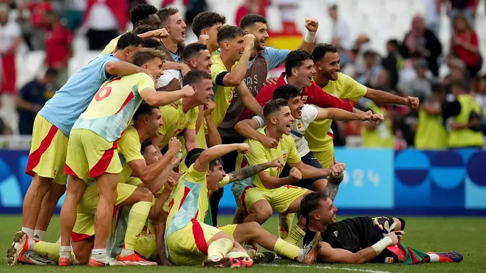 París 2024:España remontó, eliminó a Marruecos y buscará el oro olímpico en la Final