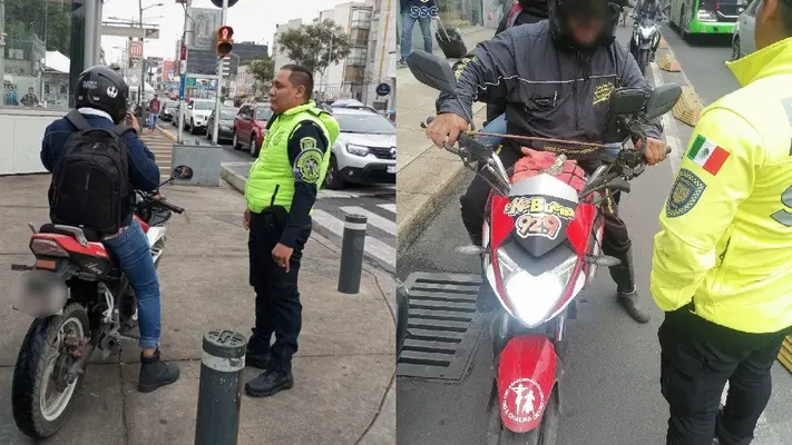 Policía va contra ‘motonetos’ que invaden las ciclovías de la CDMX