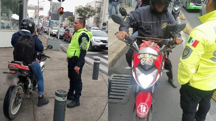 Policía va contra ‘motonetos’ que invaden las ciclovías de la CDMX