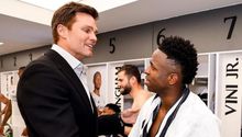 Vinicius se rinde ante Tom Brady: 'Siempre he sido un gran fanático de él'