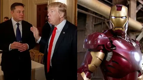 Elon Musk quiere diseñarle a Donald Trump una armadura como Iron Man para posibles futuros atentados
