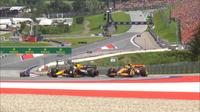 ¿Se acabó la amistad? Norris y Verstappen tuvieron una dura batalla en el Gran Premio de Austria