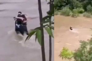 VIDEO: Jóvenes se dan un último abrazo antes de morir ahogados en un río