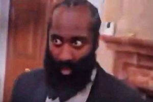 James Harden y su cómica reacción al ver que su novia atrapa el ramo en una boda