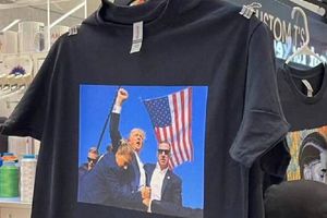 Venden camisas con la imagen de Trump del atentado y causa polémica