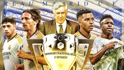 ¡Campeones! Real Madrid se corona en LaLiga tras derrota del Barça frente al Girona