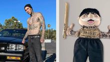 Travis Barker, baterista de Blink 182, revende Dr. Simi que le regalaron en su gira en México