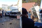 Aparatoso accidente en la carretera CDMX - Querétaro: 2 trailers, 2 camionetas y un camión involucrados