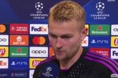 De Ligt sobre polémica arbitral vs Real Madrid: 'El asistente me dijo que cometió un error'