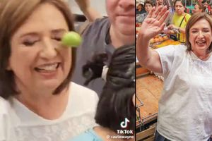 Xóchitl Gálvez recibe limonazo en visita a mercado de la alcaldía Miguel Hidalgo