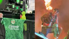 ¡Feid ya es fan del América! El cantante recibió jersey de las Águilas en concierto