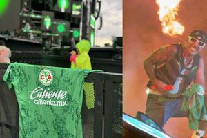 ¡Feid ya es fan del América! El cantante recibió jersey de las Águilas en concierto