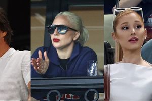 Tom Cruise, Ariana Grande y Lady Gaga son vistos disfrutando la competición olímpica de gimnasia femenina