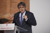 Carles Puigdemont reaparece, da discurso, desaparece y es buscado nuevamente