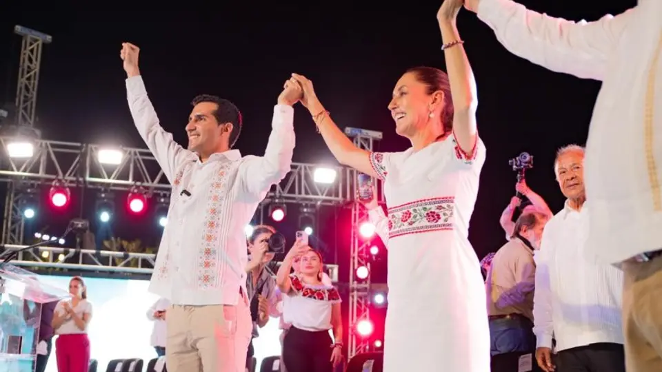 Colocan a Rommel Pacheco con amplia ventaja para la presidencia municipal de Mérida.