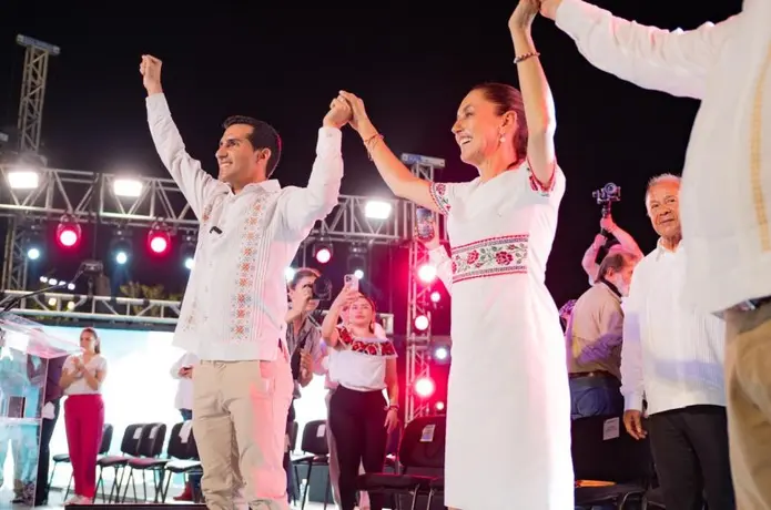 Colocan a Rommel Pacheco con amplia ventaja para la presidencia municipal de Mérida.