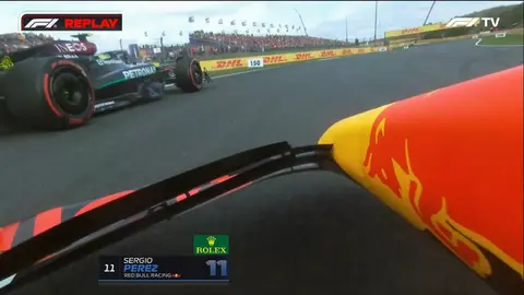 ‘Checo’ Pérez insulta a Hamilton durante Q1 en GP de Países Bajos: “¿Qué hace este idiota?