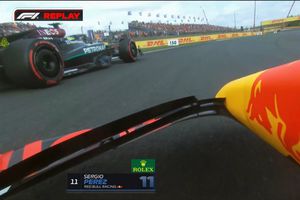 ‘Checo’ Pérez insulta a Hamilton durante Q1 en GP de Países Bajos: “¿Qué hace este idiota?