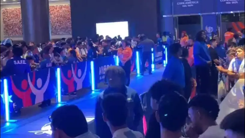 Copa América 2024: Argentina y Canadá salieron al campo en una lujosa "pasarela"