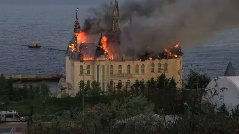 'Castillo de Harry Potter' es destruido por ataque ruso