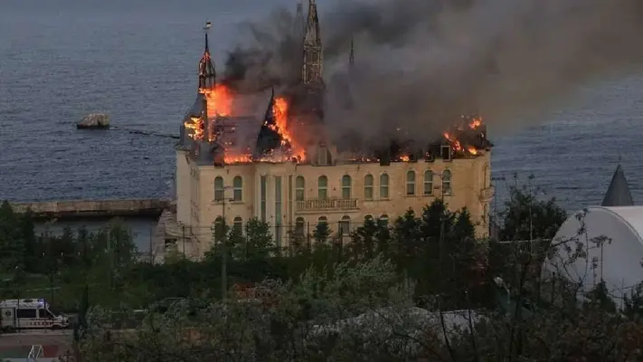 'Castillo de Harry Potter' es destruido por ataque ruso