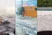 Cae granizo en Ecatepec, Pachuca, Texcoco, y Línea 1 del Cablebús, paralizados