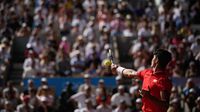 Carlos Alcaraz destrozó su raqueta en un arranque de frustración ante Gael Monfils