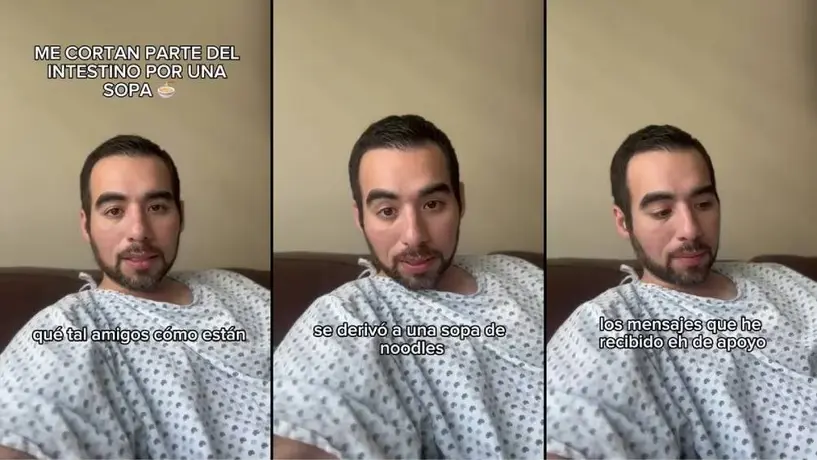 VIDEO: Joven de Monterrey come sopa instantánea y termina en hospital