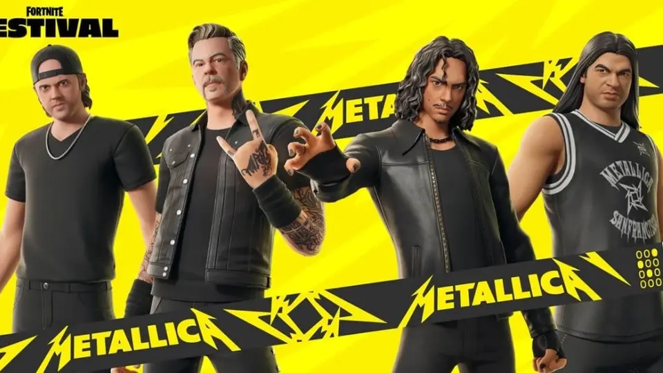 Metallica llega a la cuarta temporada de festivales de Fortnite