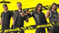 Metallica llega a la cuarta temporada de festivales de Fortnite