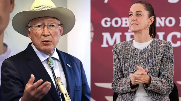 Embajador de EU, Ken Salazar, critica Reforma Judicial de México; Claudia Sheinbaum le responde