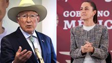 Embajador de EU, Ken Salazar, critica Reforma Judicial de México; Claudia Sheinbaum le responde