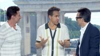 Ryan Reynolds y Hugh Jackman mostraron su apoyo a la Selección de España en la Eurocopa