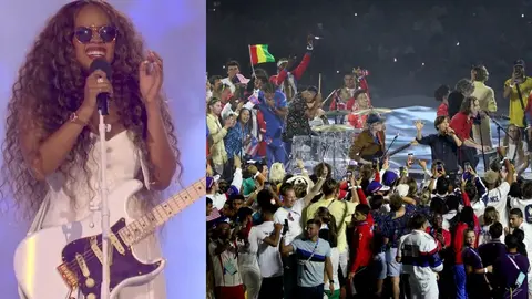 H.E.R, Phoenix y Kavinsky se presentaron en la Ceremonia de Clausura de los Juego Olímpicos 2024