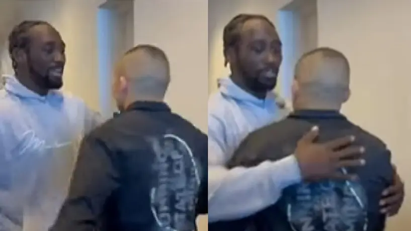 El emotivo abrazo de Terence Crawford a Isaac ‘Pitbull’ Cruz a unas días de sus combates