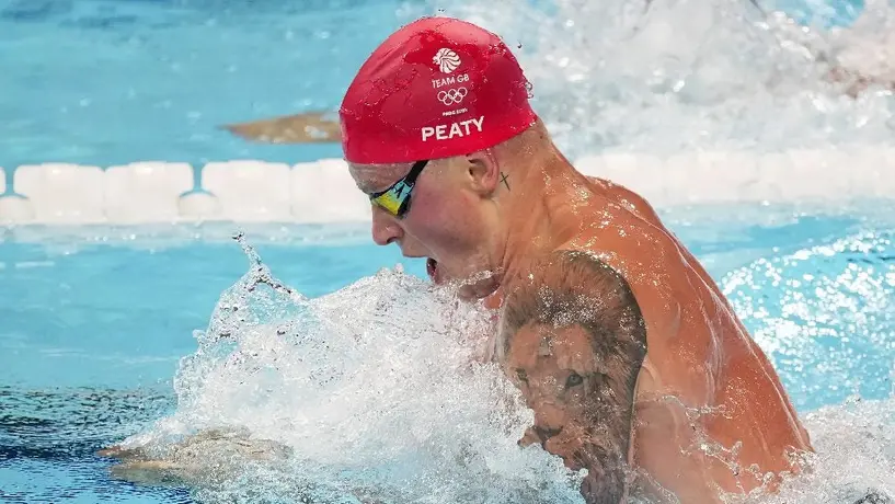 París 2024: Adam Peaty da positivo por Covid tras ganar plata en 100 metros braza