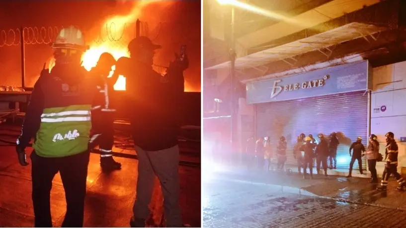 Bomberos controlan incendio en bodega del Centro Histórico de la CDMX