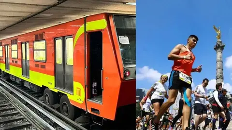 ¡Toma nota! Metro de la CDMX tendrá horario especial por maratón del domingo
