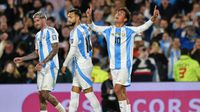 Selección de Argentina goleó 3-0 a Chile en el retorno de Paulo Dybala a la Albiceleste
