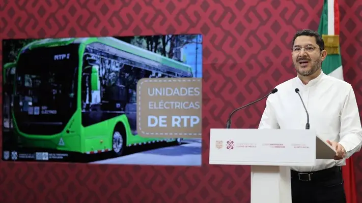 El Gobierno de la CDMX tiene planes de que RTP estrene 50 autobuses eléctricos