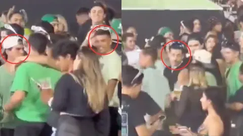 Jugadores de Chivas fueron captados en concierto de Ferxxo
