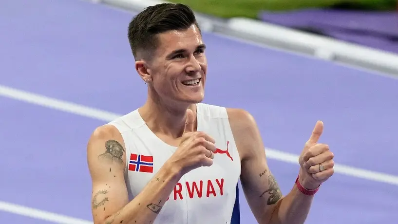 El 'curioso' comportamiento de Jakob Ingebrigtsen en París 2024 previo a la Semifinal de los 1500m