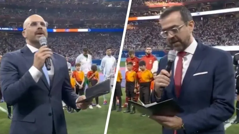 Sorprende mensaje religioso en inauguración de Copa América, previo al Argentina vs Canadá