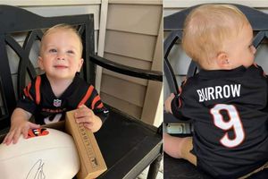 Joe Burrow le envió un regalo a un niño cuyo nombre es Burrow