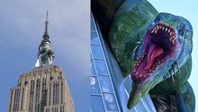 ¡La reina de los dragones se apodera del Empire State Building en Nueva York!