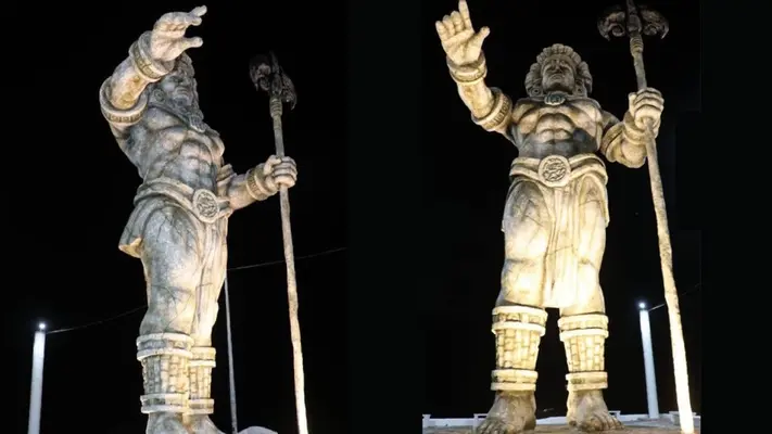 ¡Adiós Poseidón… ¡Hola Chaac! Inauguran estatua del Dios maya en puerto de Veracruz
