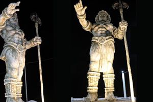 ¡Adiós Poseidón… ¡Hola Chaac! Inauguran estatua del Dios maya en puerto de Veracruz